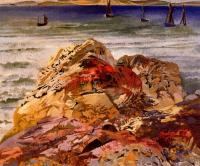 Stanley Spencer - Fishing Boats, St Ives